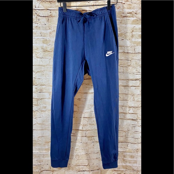 mens nike blue joggers